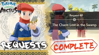 Pokemon Legends Arceus Request 40 Walkthrough "The Charm Lost In The Swamp" How To Unlock & Guide