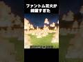 ファントムで花火してみた！！#shorts #マインクラフト #マイクラ