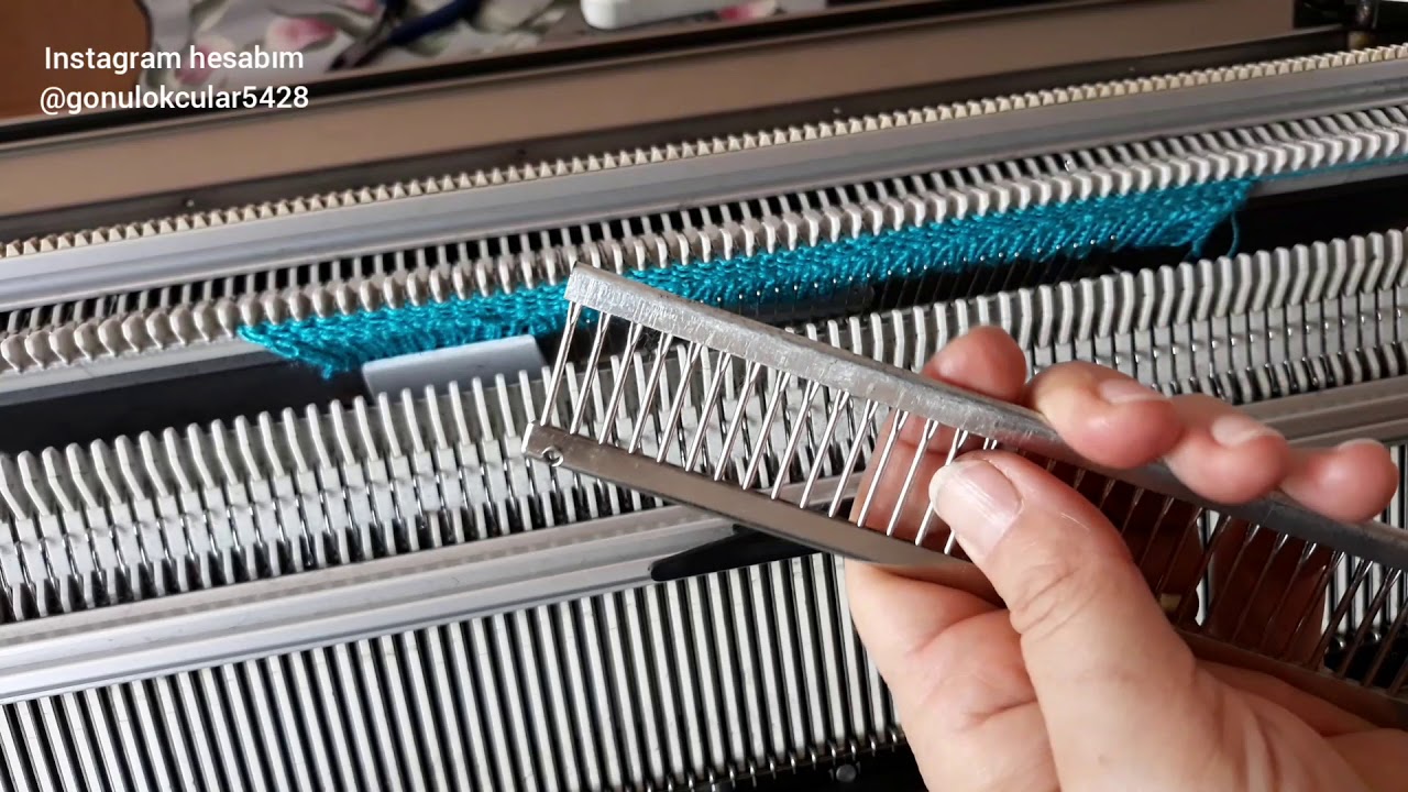 Passap El Örgü Triko Makinesinde Dikişsiz  Çocuk Çorap Yapılışı  ( BX Pozisyonu ve CX Pozisyonu)