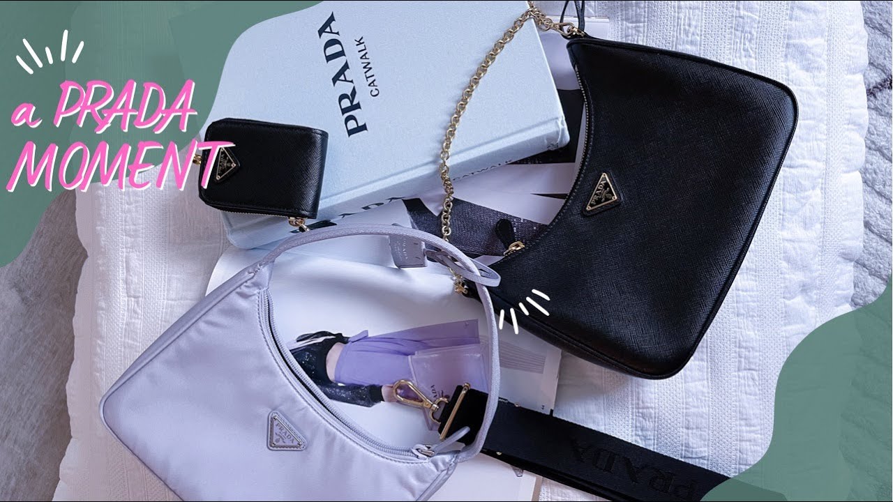 PRADA RE-EDITION 2000 REVIEW + WHAT'S IN MY BAG?