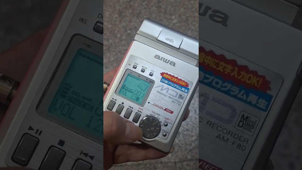 AIWA MD AM-F80#aiwa #minidisc #md #am -f80#vintage
