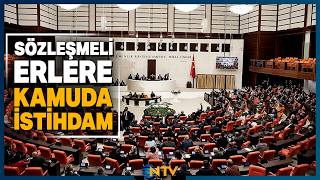 Sözleşmeli Askerlere Kamu İstihdamı! Uzman Erbaş Kanunu Yasalaştı | NTV