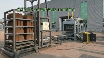 QT7-15 automatic block making machine test curbsto
