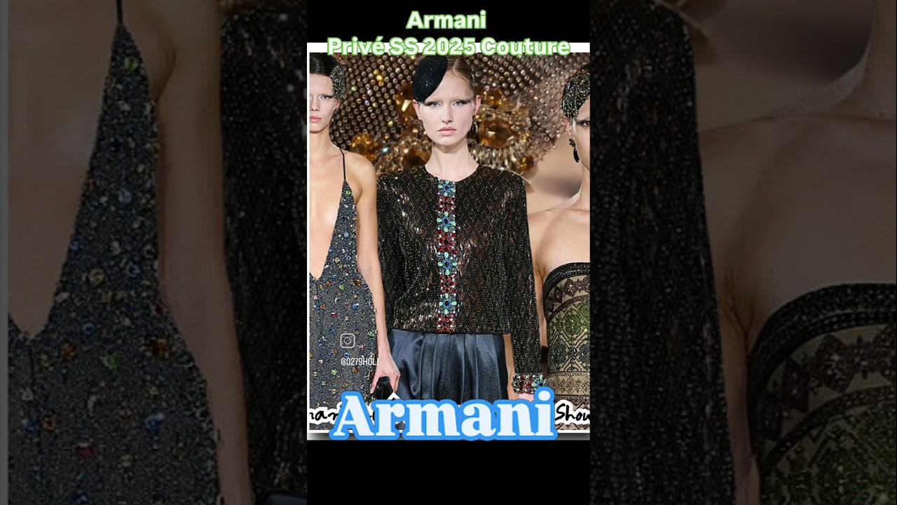 ✨Giorgio Armani at 90 — A Luminous Legacy | SS25 Haute Couture. 