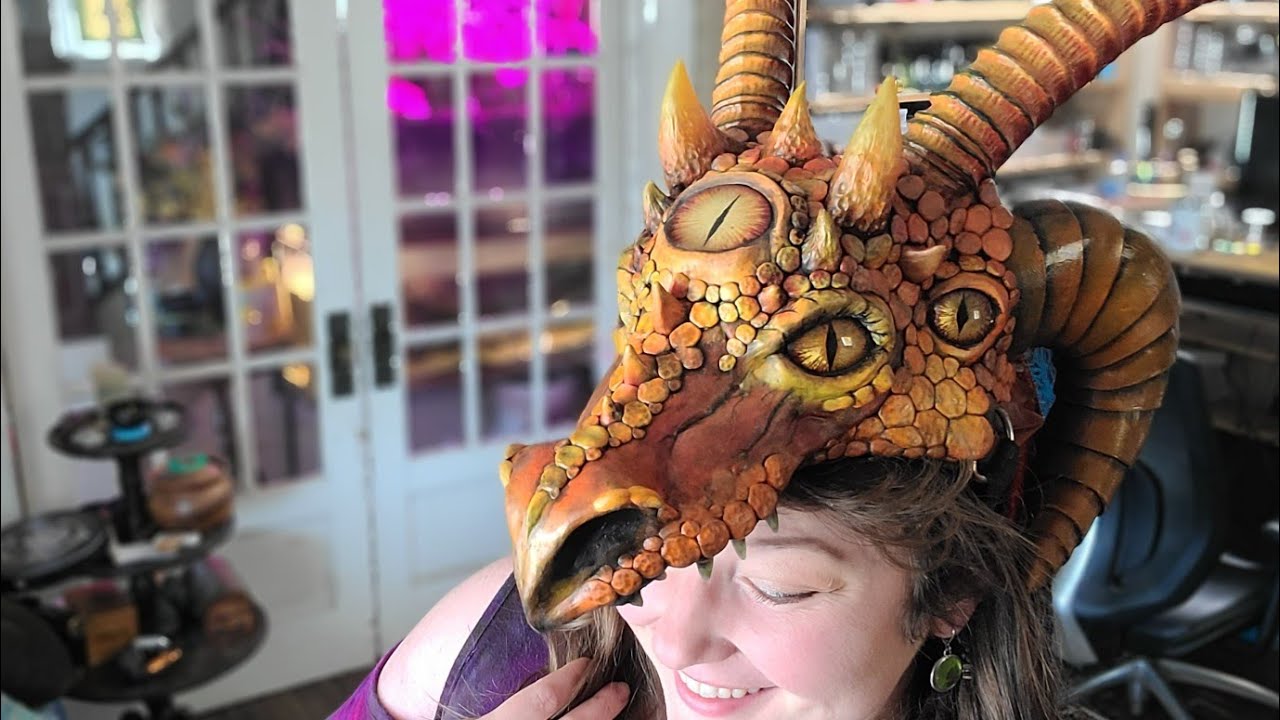 Руководство по изготовлению головного убора дракона своими руками и руководство по косплею и изго...