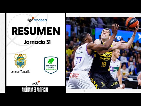 Lenovo Tenerife - Unicaja (87-86) RESUMEN | Liga Endesa 2023-24