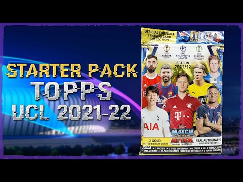 Видео: TOPPS UCL 2021-2022. Match Attax / Стартовый набор с лимитками!