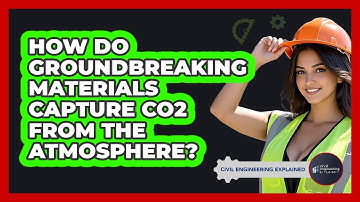 How Do Groundbreaking Materials Capture CO2 From The Atmosphere? - Civil Engineering Explained