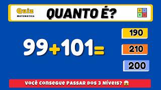 🧠 QUIZ DE MATEMÁTICA 5º ANO | DESAFIO DA ADIÇÃO I Será Que Você Consegue Acertar Todas?