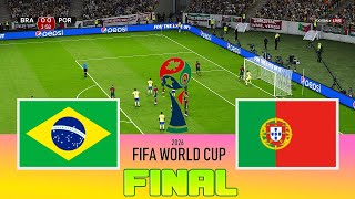 BRAZIL vs PORTUGAL - Final FIFA World Cup 2026 | Full Match All Goals | Football Match