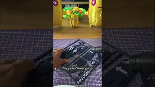 Testing Slice 10 on a model kit cleanup job.