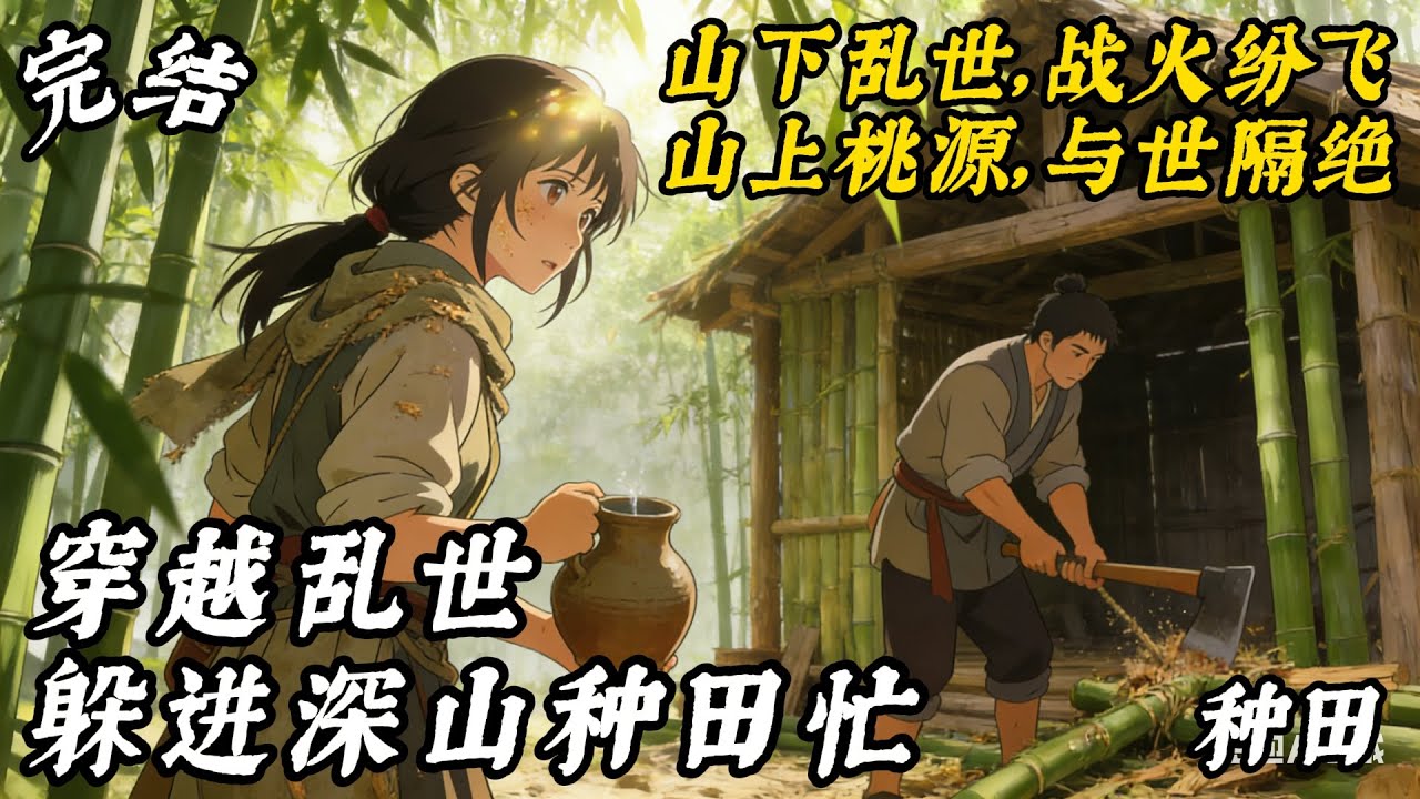 已完结《穿越乱世，躲进深山种田忙》无空间系统金手指+平淡日常+一直种田 南月灵穿越成被卖的小媳妇，还没融入新家就逢乱世，以为要被丢下，却不想被男人带着进山。山下乱世，战火纷飞。山上桃源，与世隔绝……