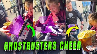 Ghostbusters Popcorn Bucket Cheers Up a Boy