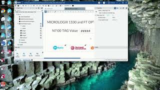 FactoryTalk Optix connected to a Micrologix 1100