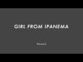 GIRL FROM IPANEMA chord progression - Jazz Backing Track Play Along