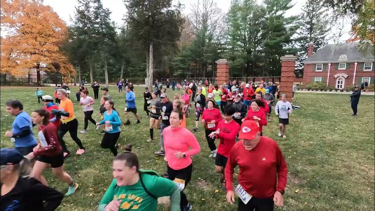 Allerton Park Trail Run 2022 Start YouTube