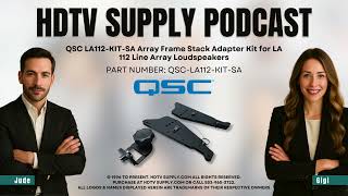 QSC LA112-KIT-SA Array Frame Stack Adapter Kit for LA 112 Line Array Loudspeakers