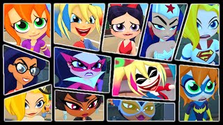 Dc Super Hero Girls Teen Power All Characters & Outfits Switch