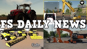CUSTOM MODDING HARVESTER, NEW MODS, PLUS MODS IN TESTING | FS DAILY NEWS | Farming Simulator 19