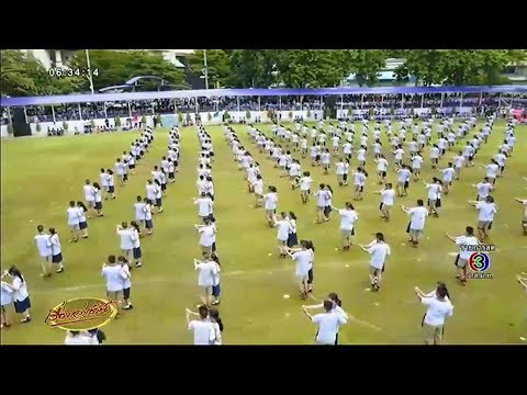 คลิปเด็ก ร.ร.นครสวรรค์ โชว์เต้นลีลาศจังหวะแทงโก้สุดพร้อมเพรียง คนแห่ดูเป็นแสน