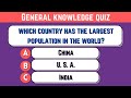 How Good is Your General Knowledge | Geography Quiz |GK Quiz