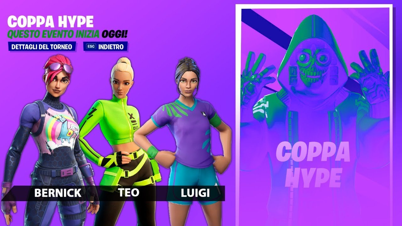 Fortnite Live Torneo Coppa Hype Insieme A Teo E Luigi Codice Creatore Bernickyt Youtube