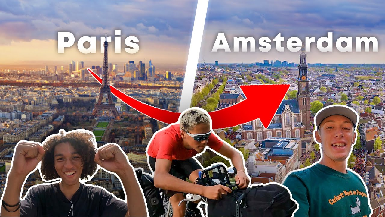 Paris-Amsterdam à vélo ?! The Bike Parkour Project - The Parkrew