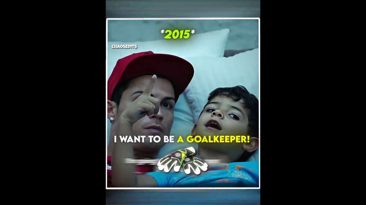 Cris Wanted To Be A GoalKeeper😂