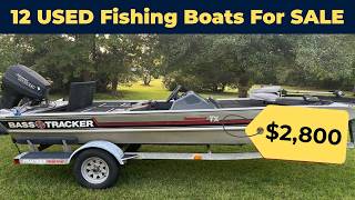 12 USED Fishing Boats Under $9,000 That You Can Buy NOW