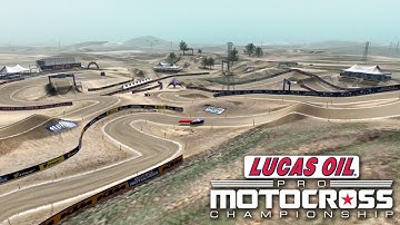 Hangtown Motocross Track Map: Dynamic View Animation