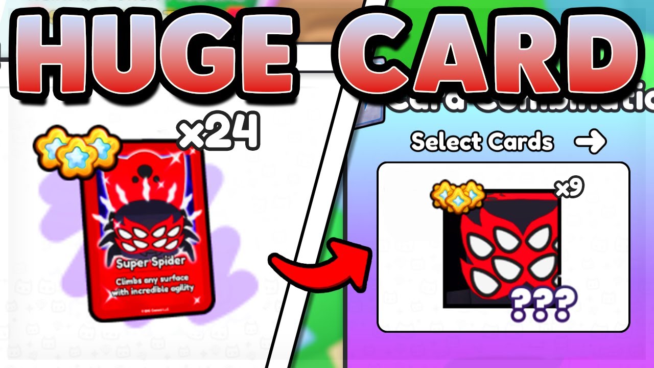 How To Get The EASIEST Huge Trading Card In Pet Simulator 99