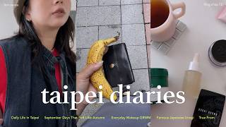 Taipei Diaries 🍂｜台北上班女子日常、9月初涼涼有秋天感的那幾天、近期日常妝 GRWM、日本知名鰻魚飯真的好好吃 screenshot 5
