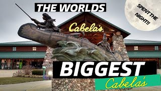 SOLO Camping at The Worlds LARGEST CABELA’S!