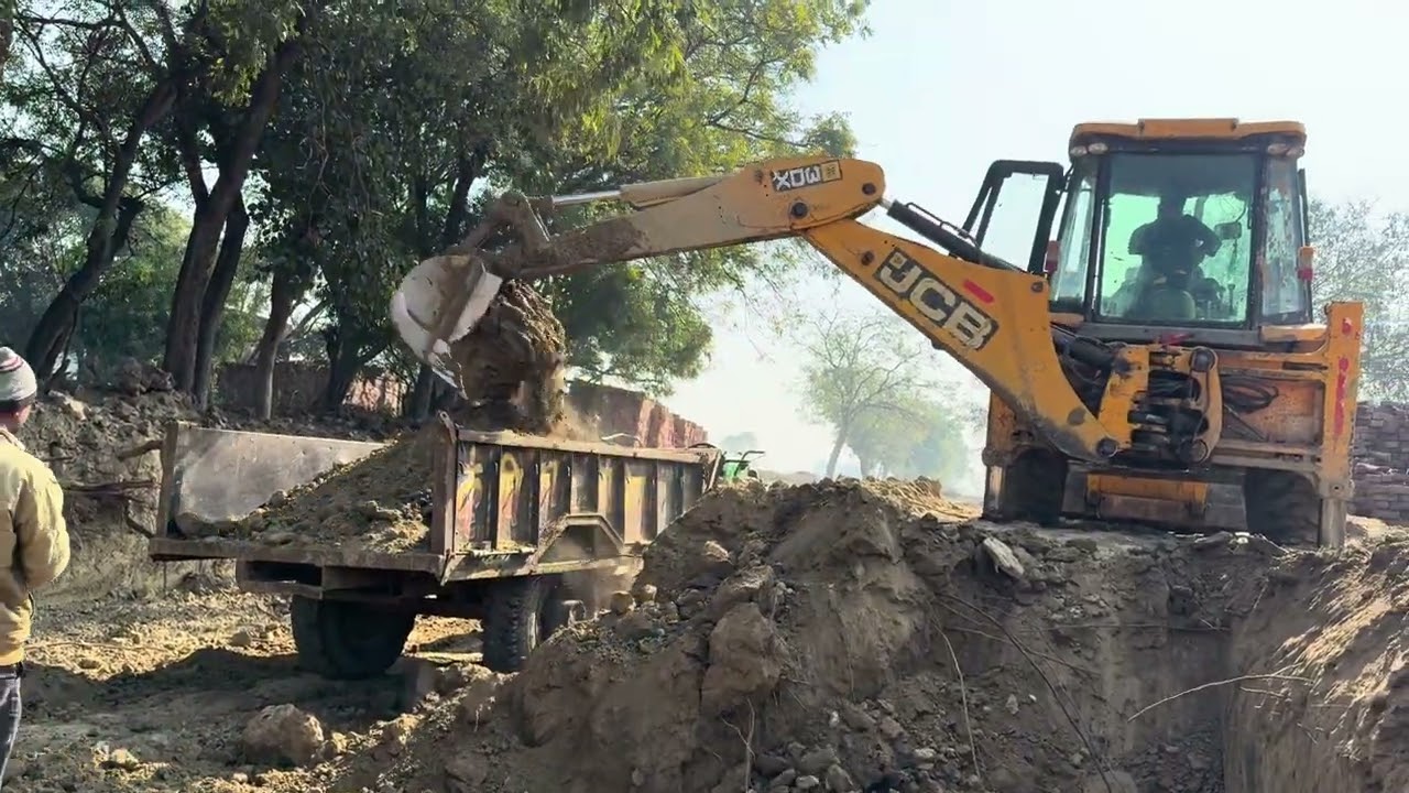 मिट्टी लोडिंग जेसीबी से #todayviralvideo #hailights #tirendingvideo #jcbjcb 