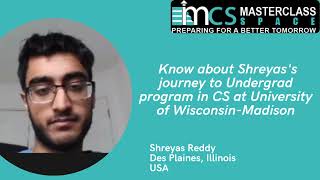 Interview cum Testimonial of CS, University of Wisconsin Madison Admitted Student | Illinois, US