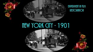 1901 New York City - 23rd St (An experiment in film restoration)