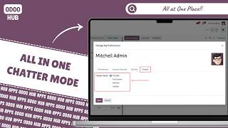 Odoo Chatter Customization | Flexible, Fullscreen, Bottom & Hidden Modes | All in One Chatter Mode