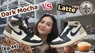 Jordan 1 High Dark Mocha vs Latte REVIEW | SNEAKER CULTURE Ep.49