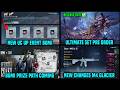 NEW UC UP EVENT/ BGMI NEXT ULTIMATE SET DATE / M4 GLACIER SWITCH EFFECT ? / NEXT PRIZE PATH