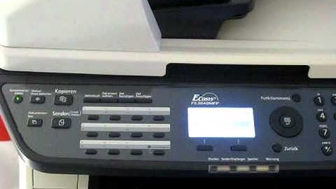 Kyocera FS 3040   3140 2026 2126 MFP Zählerstand Statusseite