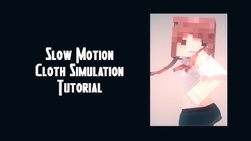 Blender Tutorial - Slow Motion Cloth Simulation