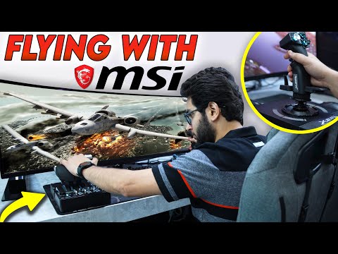 My First Flight Simulator Experience on 49" OLED Curved Display at Computex, Taiwan!