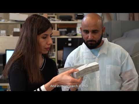 UNM researchers build the future of 3D printing with bendable concrete