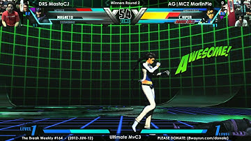 The Break #164 - UMvC3 W2 - DRS MastaCJ VS AG MCZ MarlinPie