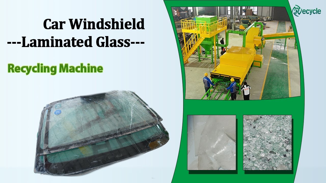 PVB Laminated Glass Separator | Car Windshield Recycling Machine