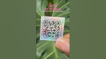 QR code Tutorial to promote your business✨ #smallbusinesshack #customqrcode #partyfavors