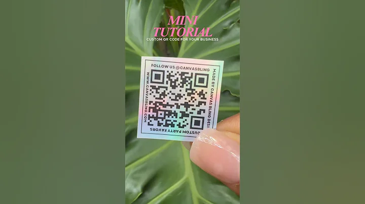 QR code Tutorial to promote your business✨ #smallbusinesshack #customqrcode #partyfavors