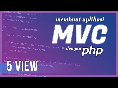 Video: Apakah komponen paparan dalam MVC?