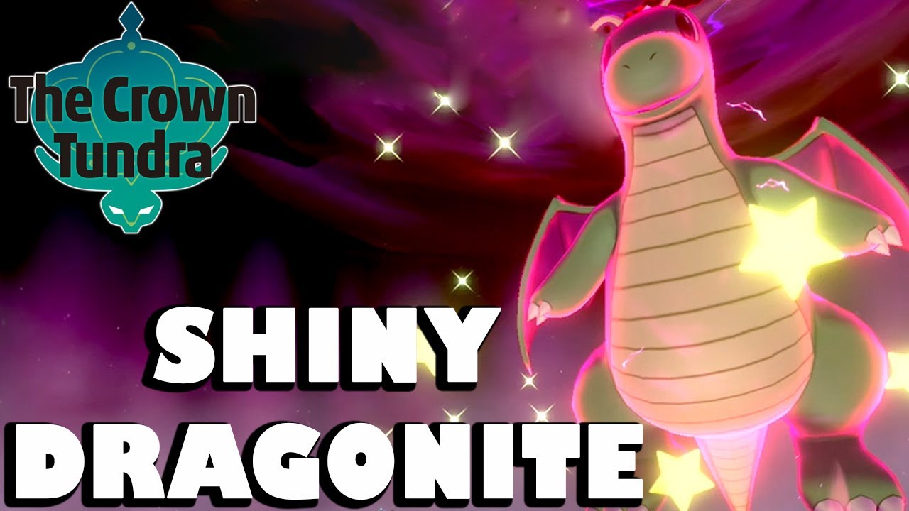 SHINY DRAGONITE Max Raid Battle! Pokemon Sword and Shield Crown Tundra