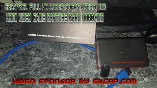 ezcap 261 Capture Card USB 3.0 HD Game Live Streaming 1080p 60fps unboxing